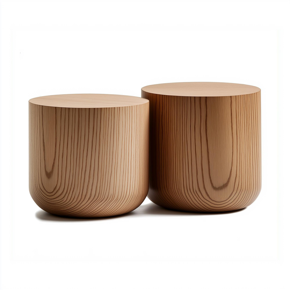 Beistelltisch-Set Nordic Cylinder Duo