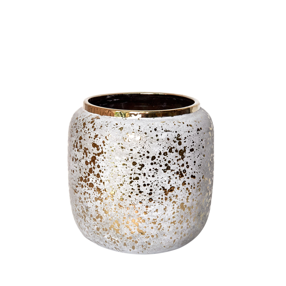 Deko-Vase Aurora Speckled Gold